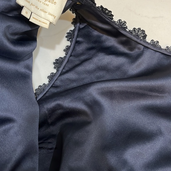 🎉Host Pick X2🎉 Kate Spade ♠️ navy blue lace shift dress. - Picture 5 of 8